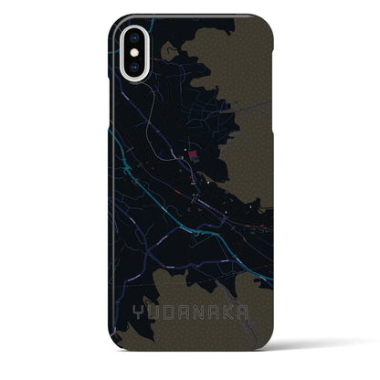 【湯田中（長野県）】地図柄iPhoneケース（バックカバータイプ）