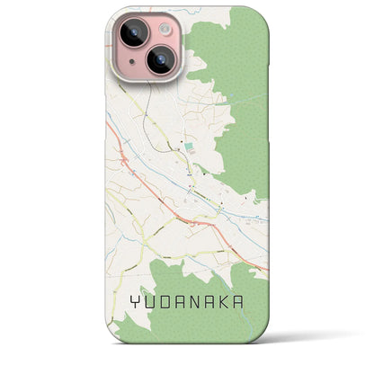 【湯田中（長野県）】地図柄iPhoneケース（バックカバータイプ）