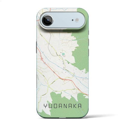 【湯田中（長野県）】地図柄iPhoneケース（バックカバータイプ）