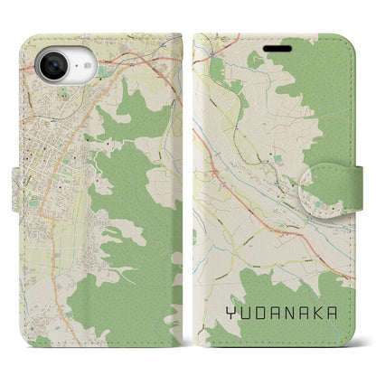 【湯田中（長野県）】地図柄iPhoneケース（手帳タイプ）