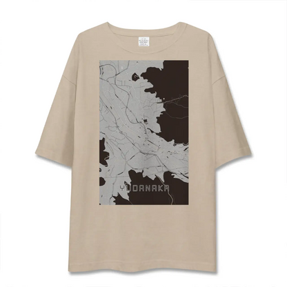 【湯田中（長野県）】地図柄ビッグシルエットTシャツ