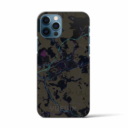 【湯布院（大分県）】地図柄iPhoneケース（バックカバータイプ）