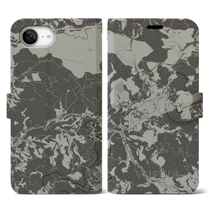 【湯布院（大分県）】地図柄iPhoneケース（手帳タイプ）