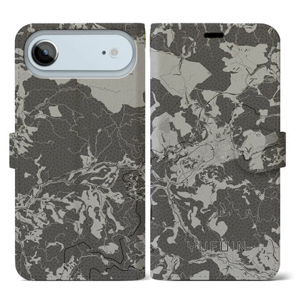 【湯布院（大分県）】地図柄iPhoneケース（手帳タイプ）