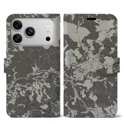 【湯布院（大分県）】地図柄iPhoneケース（手帳タイプ）