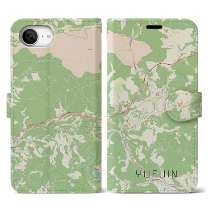 【湯布院（大分県）】地図柄iPhoneケース（手帳タイプ）