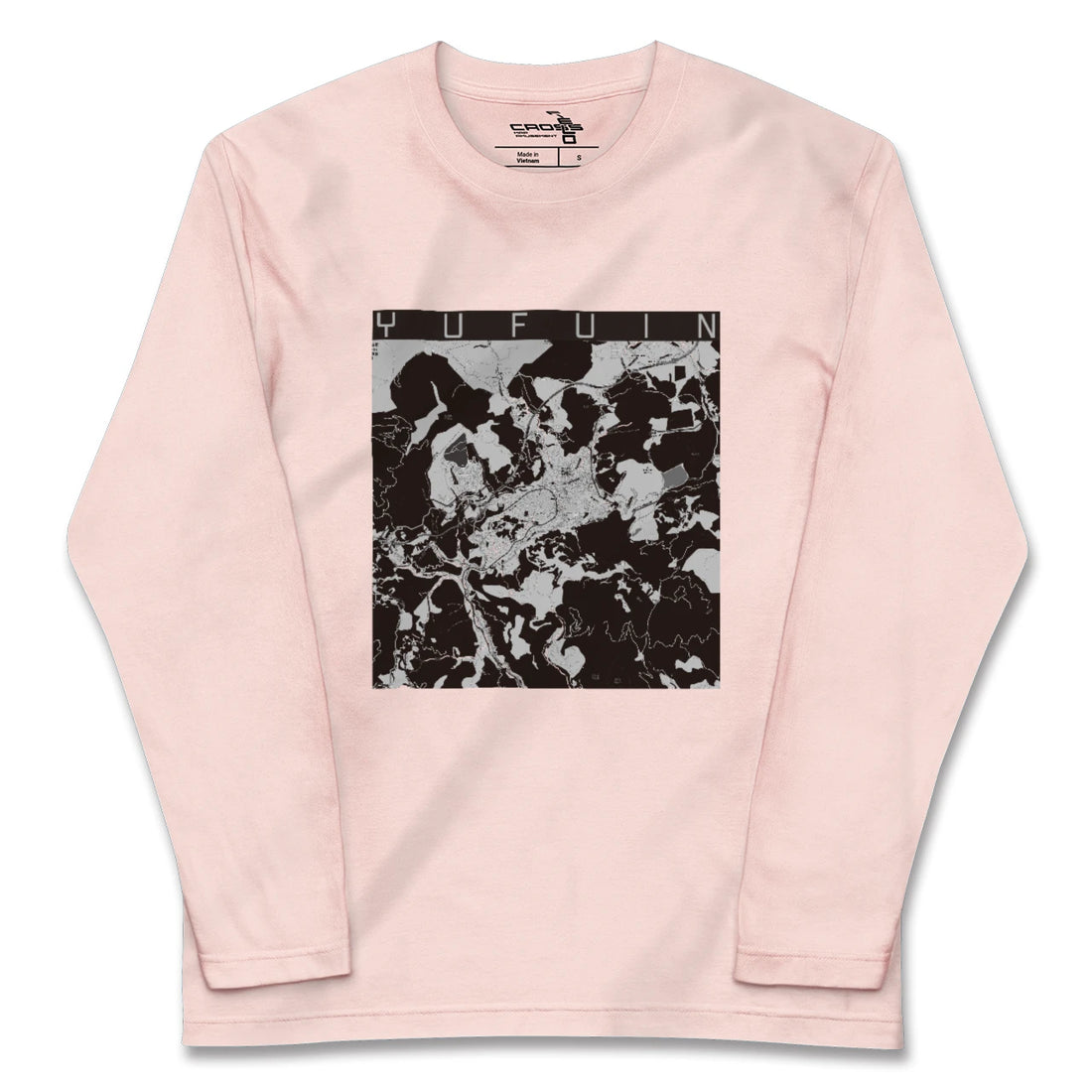 【湯布院(大分県)】地図柄ロングスリーブTシャツ
