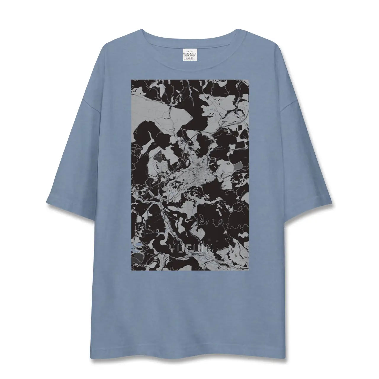 【湯布院（大分県）】地図柄ビッグシルエットTシャツ