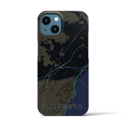 【湯河原（神奈川県）】地図柄iPhoneケース（バックカバータイプ）