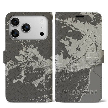 【湯河原（神奈川県）】地図柄iPhoneケース（手帳タイプ）