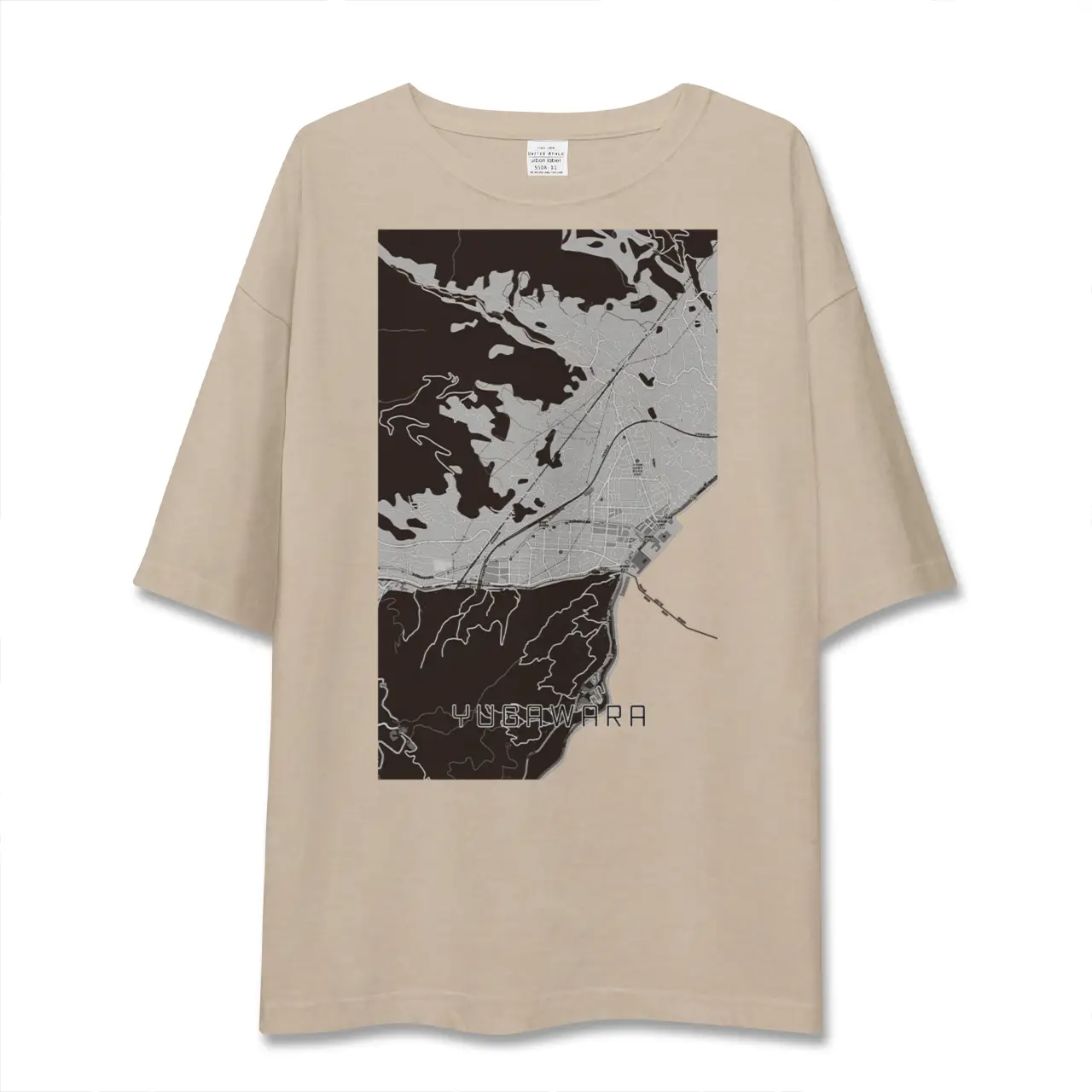 【湯河原（神奈川県）】地図柄ビッグシルエットTシャツ