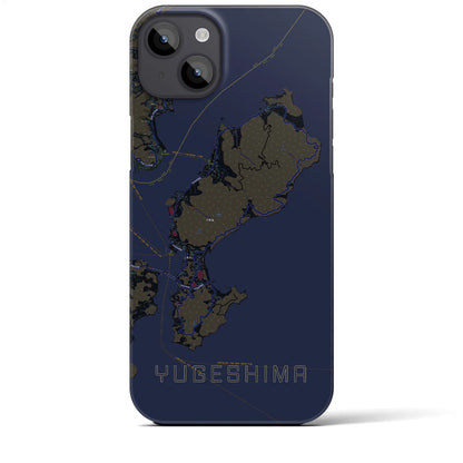 【弓削島（愛媛県）】地図柄iPhoneケース（バックカバータイプ）