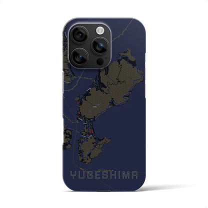 【弓削島（愛媛県）】地図柄iPhoneケース（バックカバータイプ）