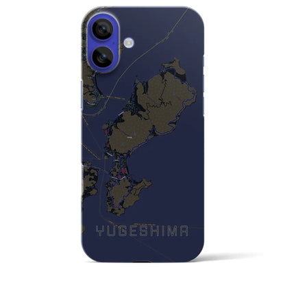 【弓削島（愛媛県）】地図柄iPhoneケース（バックカバータイプ）