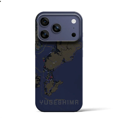 【弓削島（愛媛県）】地図柄iPhoneケース（バックカバータイプ）