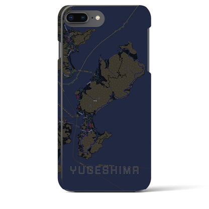 【弓削島（愛媛県）】地図柄iPhoneケース（バックカバータイプ）