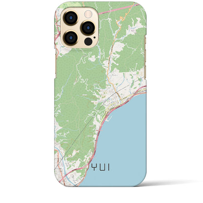 【由比（静岡県）】地図柄iPhoneケース（バックカバータイプ）