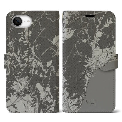 【由比（静岡県）】地図柄iPhoneケース（手帳タイプ）