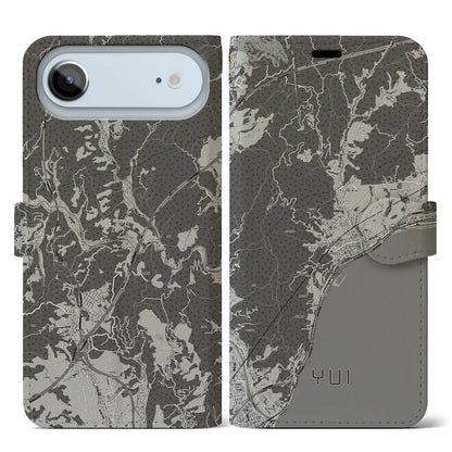 【由比（静岡県）】地図柄iPhoneケース（手帳タイプ）