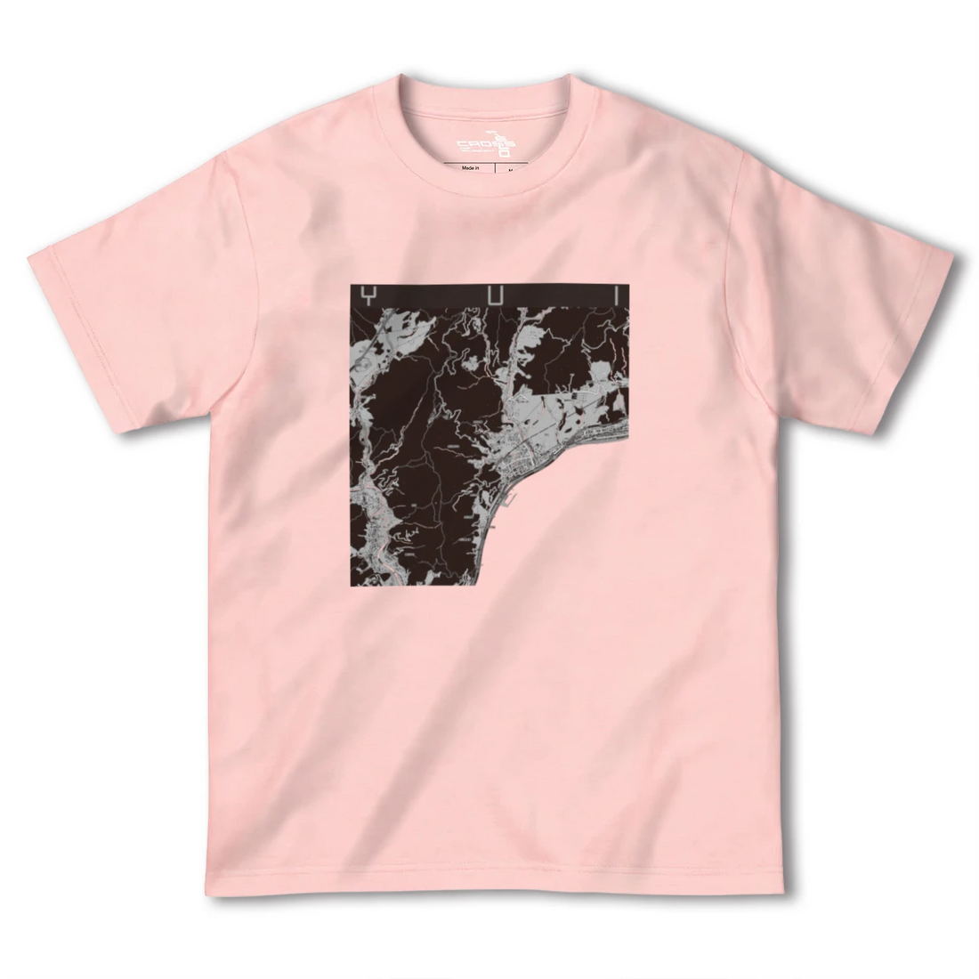 【由比(静岡県)】地図柄ヘビーウェイトTシャツ