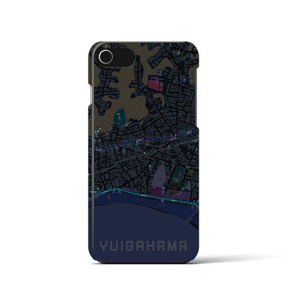 【由比ヶ浜（神奈川県）】地図柄iPhoneケース（バックカバータイプ）