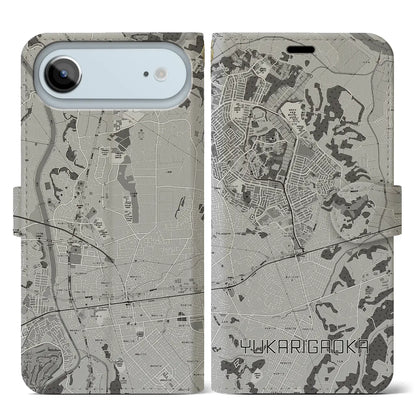 【ユーカリが丘（千葉県）】地図柄iPhoneケース（手帳タイプ）