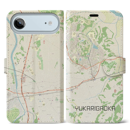 【ユーカリが丘（千葉県）】地図柄iPhoneケース（手帳タイプ）