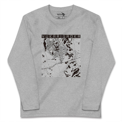 【ユーカリが丘（千葉県）】地図柄ロングスリーブTシャツ