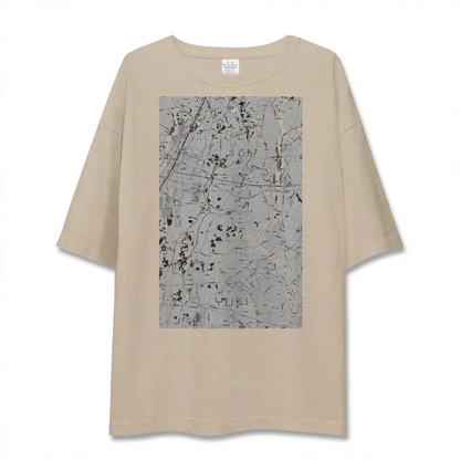 【結城（茨城県）】地図柄ビッグシルエットTシャツ