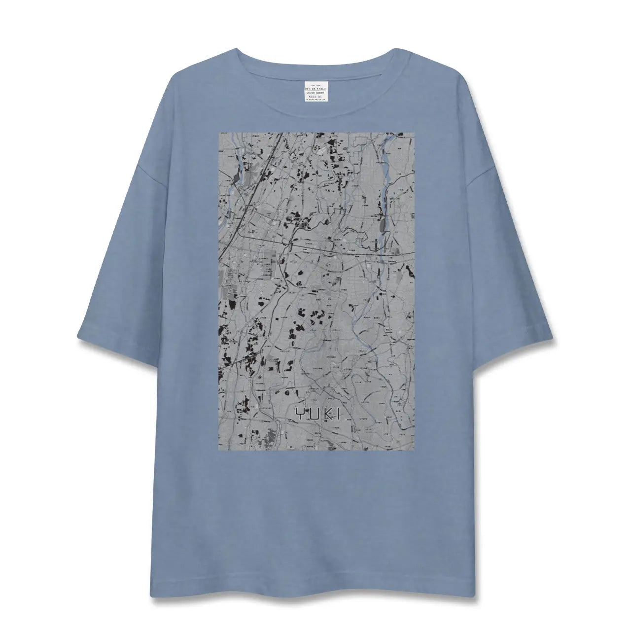【結城（茨城県）】地図柄ビッグシルエットTシャツ