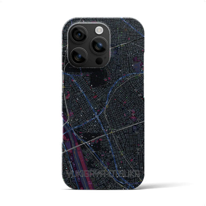 【雪が谷大塚（東京都）】地図柄iPhoneケース（バックカバータイプ）