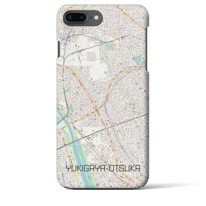 【雪が谷大塚（東京都）】地図柄iPhoneケース（バックカバータイプ）