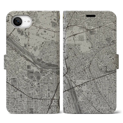 【雪が谷大塚（東京都）】地図柄iPhoneケース（手帳タイプ）