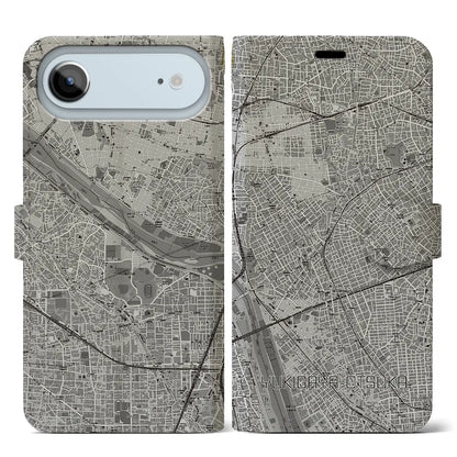 【雪が谷大塚（東京都）】地図柄iPhoneケース（手帳タイプ）