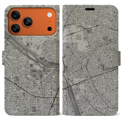 【雪が谷大塚（東京都）】地図柄iPhoneケース（手帳タイプ）