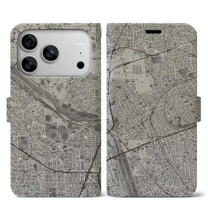 【雪が谷大塚（東京都）】地図柄iPhoneケース（手帳タイプ）