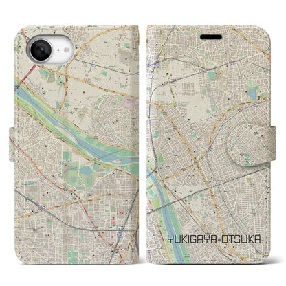 【雪が谷大塚（東京都）】地図柄iPhoneケース（手帳タイプ）