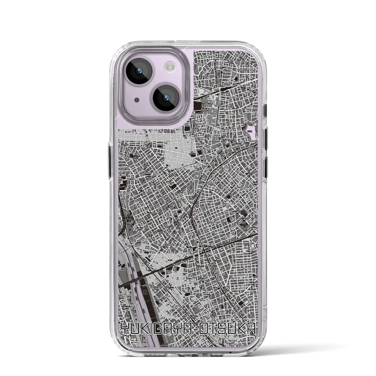 【雪が谷大塚（東京都）】地図柄iPhoneケース（MagSafeタイプ）