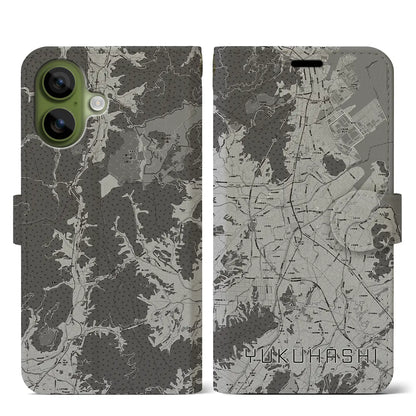 【行橋（福岡県）】地図柄iPhoneケース（手帳タイプ）