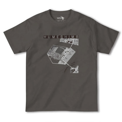 【夢洲（大阪府）】地図柄ヘビーウェイトTシャツ