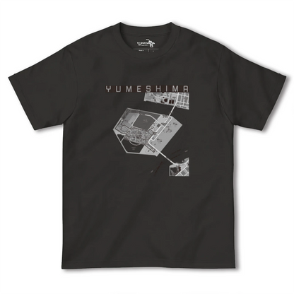 【夢洲（大阪府）】地図柄ヘビーウェイトTシャツ
