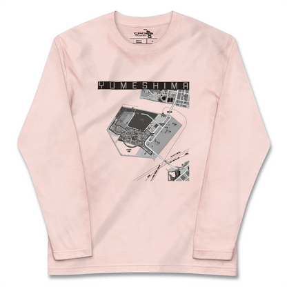 【夢洲（大阪府）】地図柄ロングスリーブTシャツ