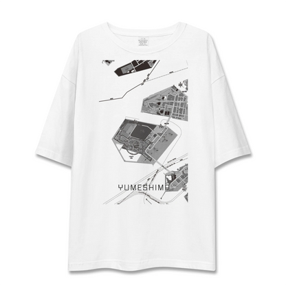 【夢洲（大阪府）】地図柄ビッグシルエットTシャツ
