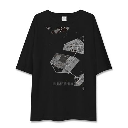 【夢洲（大阪府）】地図柄ビッグシルエットTシャツ