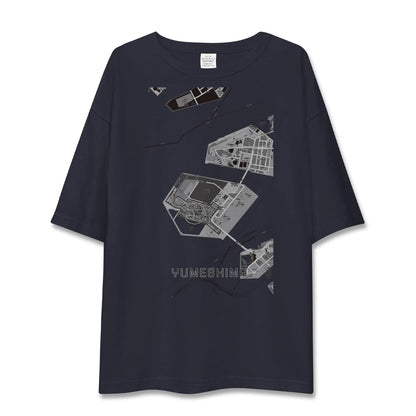 【夢洲（大阪府）】地図柄ビッグシルエットTシャツ