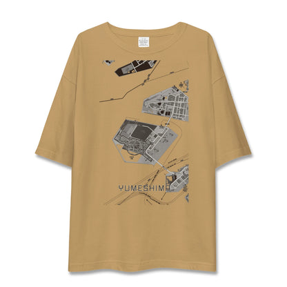 【夢洲（大阪府）】地図柄ビッグシルエットTシャツ