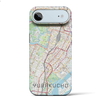 【有楽町（東京都）】地図柄iPhoneケース（バックカバータイプ）