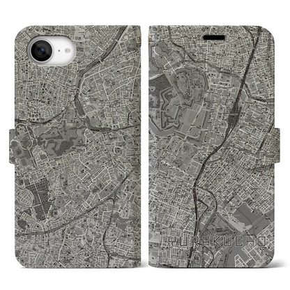 【有楽町（東京都）】地図柄iPhoneケース（手帳タイプ）