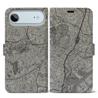 【有楽町（東京都）】地図柄iPhoneケース（手帳タイプ）