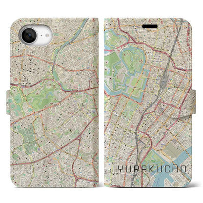 【有楽町（東京都）】地図柄iPhoneケース（手帳タイプ）